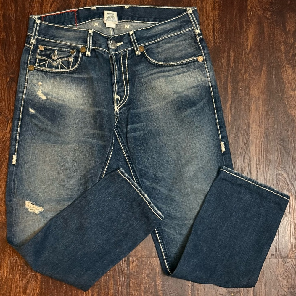 True Religion Men's Blue Jeans